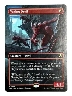 Vexing Devil (Borderless) Regular - Innistrad Remastered MTG - Image 1