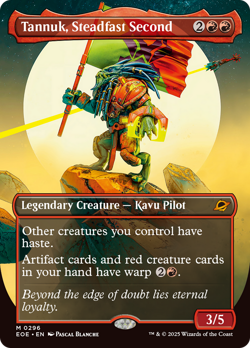 Tannuk, Steadfast Second (Borderless) [Edge of Eternities] Near Mint - Image 1