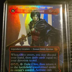 Clive, Ifrit's Dominant (Foil, Red Mythic) Final Fantasy Human Noble - Image 1