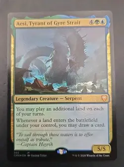 Aesi, Tyrant of Gyre Strait Commander Legends MTG Foil Lightly Played - Image 1
