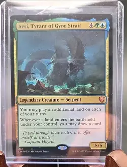 Aesi, Tyrant of Gyre Strait Commander Legends MTG Foil Lightly Played - Image 3