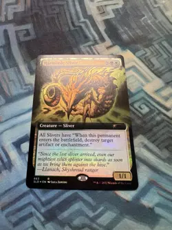 MTG Foil Extended Art Harmonic Sliver NM Unplayed Secret Lair Drop - Image 2