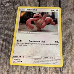Lickitung - 16/18 Detective Pikachu Holo Rare Pokemon - NM/MINT - Image 1
