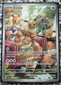 Pokemon Eevee - 188/167 SV06: Twilight Masquerade (TWM) | NM | Illustration Rare - Image 1
