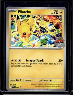 Pikachu SVP 225 World Championship Black Star Promo (NM) / Pokemon TCG - Image 1