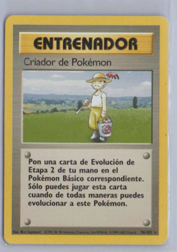 1999 Pokemon Base Set Pokemon Breeder Trainer 076/102 Rare Spanish - Image 1