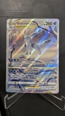 2023 Pokemon Sword & Shield Crown Zenith Galarian Gallery #GG40/GG70 Glaceon VST - Image 1