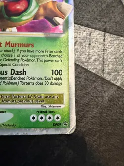 Torterra LV.X DP09 - Diamond & Pearl Black Star Promo - Holo Rare Pokemon - MP - Image 5