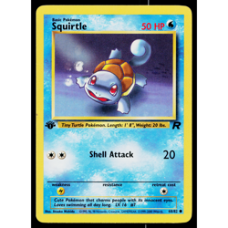 SQUIRTLE 68/82 1ST EDITION TEAM ROCKET POKEMON TCG - Image 1