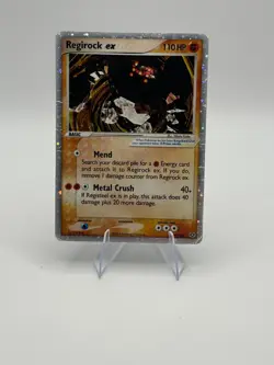Pokemon Regirock ex 99/106 Emerald Holo Ultra Rare MP - see pics - Image 1
