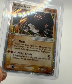 Pokemon Regirock ex 99/106 Emerald Holo Ultra Rare MP - see pics - Image 3