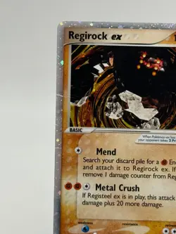Pokemon Regirock ex 99/106 Emerald Holo Ultra Rare MP - see pics - Image 4