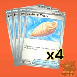 x4 Jumbo Ice Cream 091/094 - ME02 Phantasmal Flames PFL - Pokemon NM/M English - Image 1