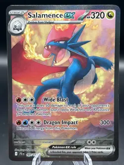 2025 Pokemon Scarlet & Violet Journey Together Salamence ex #187/159 - Image 1