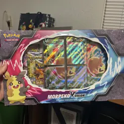 Pokemon TCG (290-85019) Morpeko V-Union Special Collection Box - Shelf Wear 820650850196 - Image 1