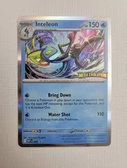 Pokemon TCG (prerelease) Inteleon MEP 002 Promo ME01: Mega Evolution Promo NM - Image 1