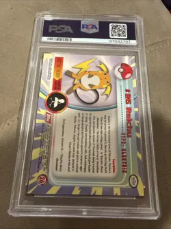 1998 Topps Pokemon TV Raichu PSA 10 - Image 2