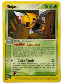 Ninjask - Ex Dragon 18/97 2003 - E Reader - Pokemon TCG - NM - Image 1