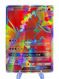 2017 Pokemon Ho-Oh GX (Full Art) 131/147 SM Burning Shadows Pokemon TCG - Image 1