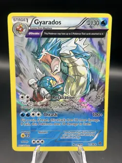 2015 Pokemon XY Ancient Origins Gyarados Full Art Holo Rare Foil 21/98 - Image 1