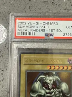 YUGIOH PSA 10 Summoned Skull MRD 1st - Image 2