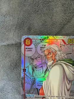 One Piece OP-08 Silvers Rayleigh Manga Alt Art SEC Two Legends OP-08-118 - Image 3