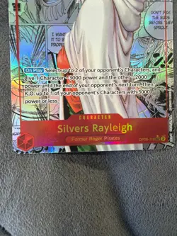 One Piece OP-08 Silvers Rayleigh Manga Alt Art SEC Two Legends OP-08-118 - Image 4