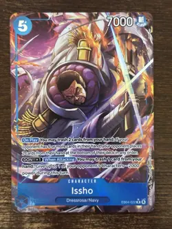 NM Issho EB04-022 OP14 Alternate Art Azure Sea's Seven One Piece Card English - Image 2