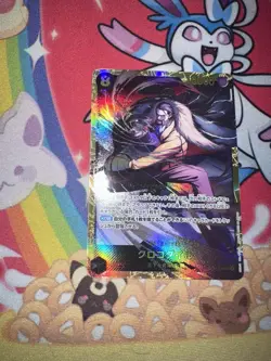 Crocodile OP14-120 SEC Secret Rare The Azure Sea's Seven One Piece TCG JP - Image 1