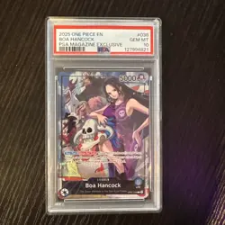 2025 ONE PIECE PROMOS PSA MAGAZINE EXCLUSIVE #038 BOA HANCOCK PSA 10 - Image 1