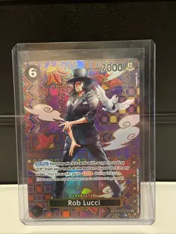One Piece TCG Rob Lucci OP03-092 Special PAR SR JP ening of New Era. English - Image 1