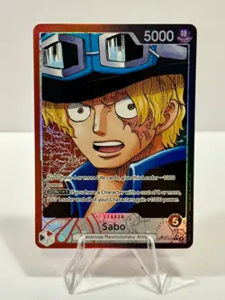 Sabo Leader Alt Art OP13-004 One Piece Carrying on His Will - Image 1