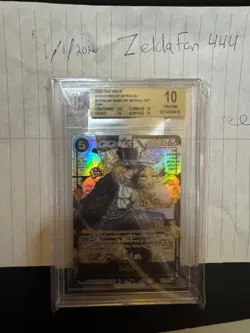 2023 One Piece Op04-Kingdoms Of Intrigue #083 Sabo MANGA Alternate Art BGS 10 - Image 1