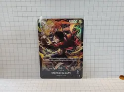 One Piece CCG Monkey.D.Luffy ST14-001 Leader English Edition Near Mint Condition - Image 1