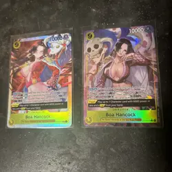 One Piece OPTCG English Boa Hancock OP14-112 SR & SR* Parallel Bundle - NM - Image 2