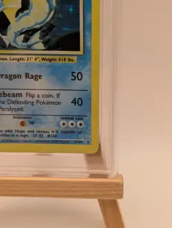 PSA 9 MINT Gyarados 6/102 Base Set Rare Holo Pokemon Card WOTC 1999 FADED - Image 5