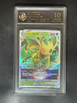 2022 pokemon cards JAP. Leafeon VSTAR 012/172 RRR RPA 10 (SAME AS PSA 10) - Image 1