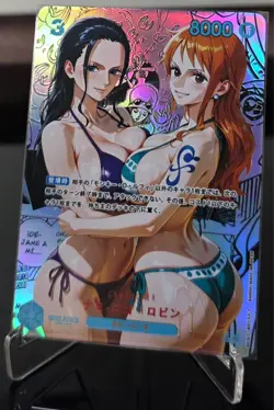 One Piece (Nico Robin Nami) ACG Waifu Sexy Nude Trading Card OPCG - Image 1