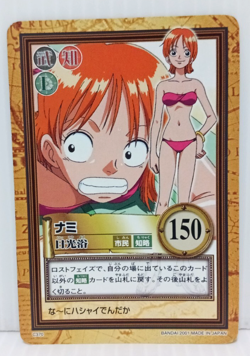 Nami Sexy Hyper Battle TCG One Piece Carddass Japanese Cards - Image 1