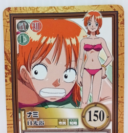 Nami Sexy Hyper Battle TCG One Piece Carddass Japanese Cards - Image 2