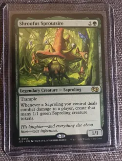 MTG Foundations Jumpstart Shroofus Sproutsire Anime Rare Card 0054 - Image 1