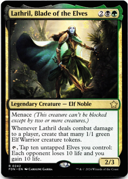 Lathril, Blade of the Elves [Foundations] Magic MTG NM 💀🌳 - Image 3