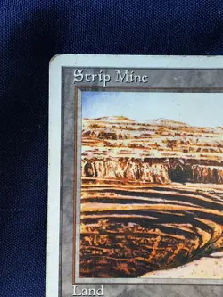 Magic the Gathering Strip Mine 4th Edition Colorless Uncommon Land Card -HP - Image 2