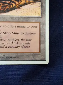 Magic the Gathering Strip Mine 4th Edition Colorless Uncommon Land Card -HP - Image 4