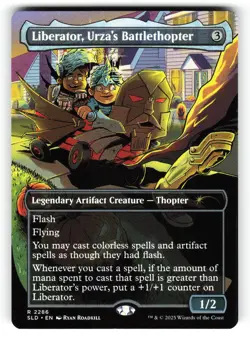 Liberator, Urza's Battlethopter #2286 (NM) Secret Lair Trick Or Treat SLD MTG - Image 1