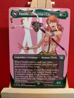 Vanille, Cheerful I'cie (Borderless) - Final Fantasy - NM - Uncommon - MTG - Image 1