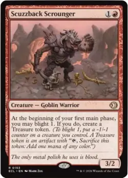 ~ Scuzzback Scrounger ~ NM Foil ~ Lorwyn Eclipsed ~ MTG ~ - Image 1