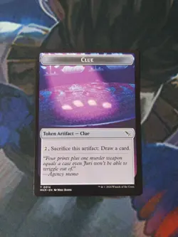 Full Set of 5 Clue Tokens - All Arts | 7% Off 2+ | Karlov Manor | NM | MTG - Image 5