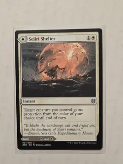 Sejiri Shelter / Sejiri Glacier - Zendikar Rising - LP - Uncommon - Instant/Land - Image 1