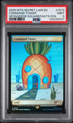 2025 MAGIC THE GATHERING SECRET LAIR DROP | SPONGEBOB SQUAREPANTS-FOIL #7012 COM - Image 1